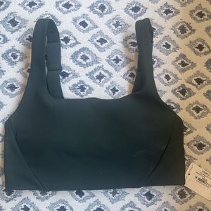 LULULEMON Barry’s Ribbed Train Bra - Rainforest Green